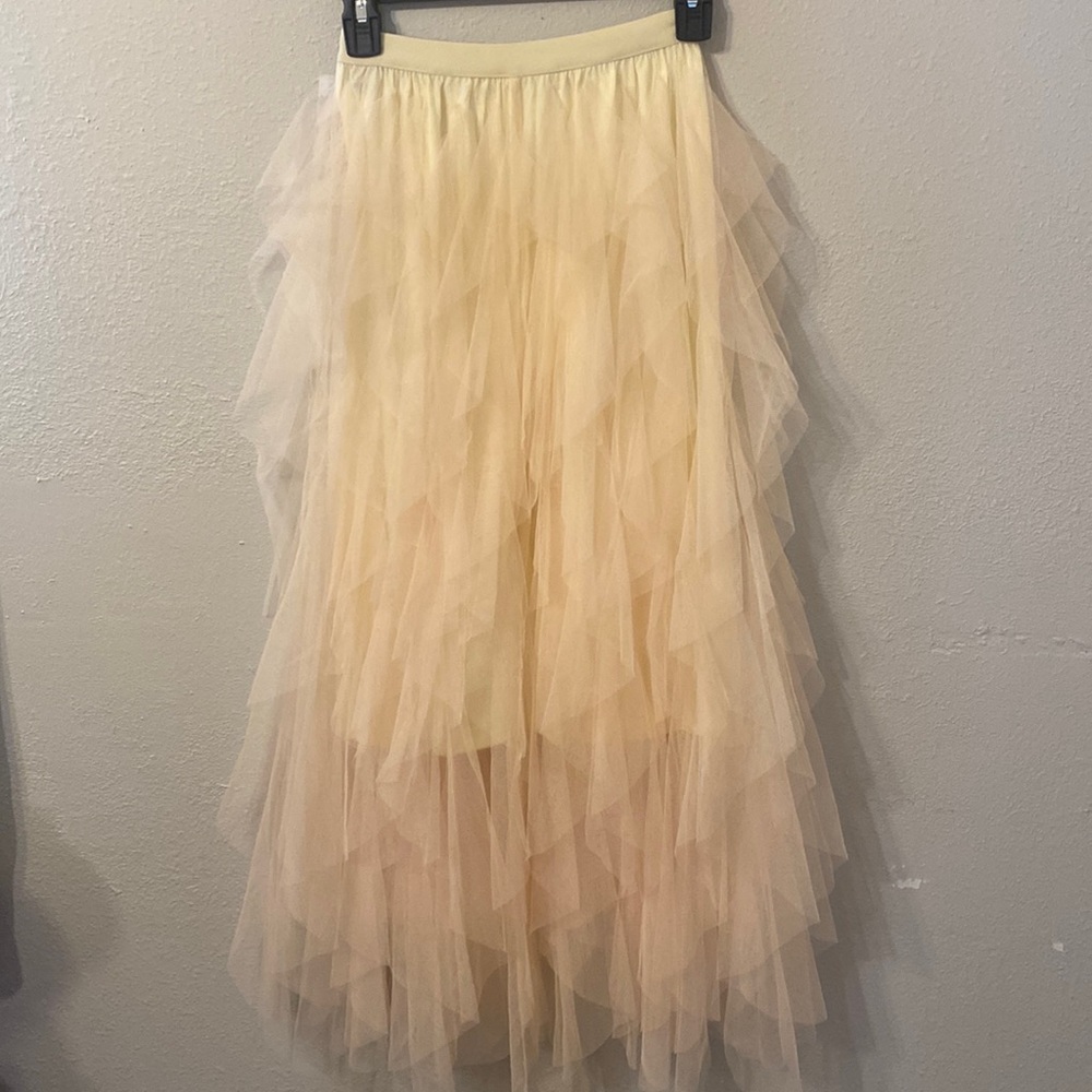 Ivory long skirt